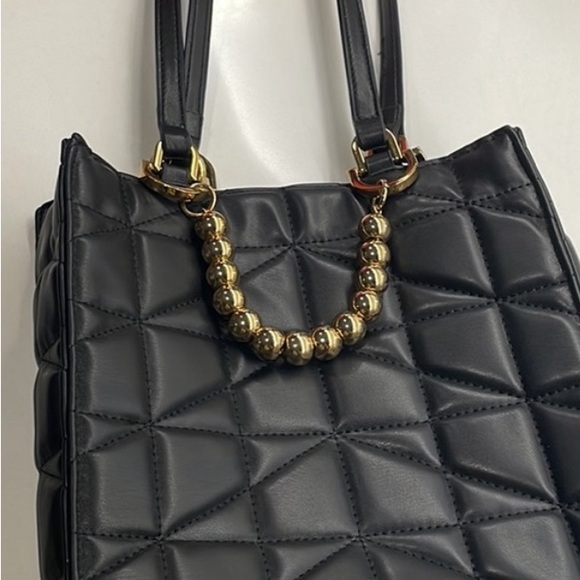 Zara quilted shopper tote bag - Picture 2 of 5